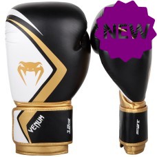 Venum - Boxing Gloves Contender 2.0 - Black/White-Gold
